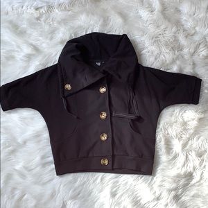 Twik Black short sleeve sweater